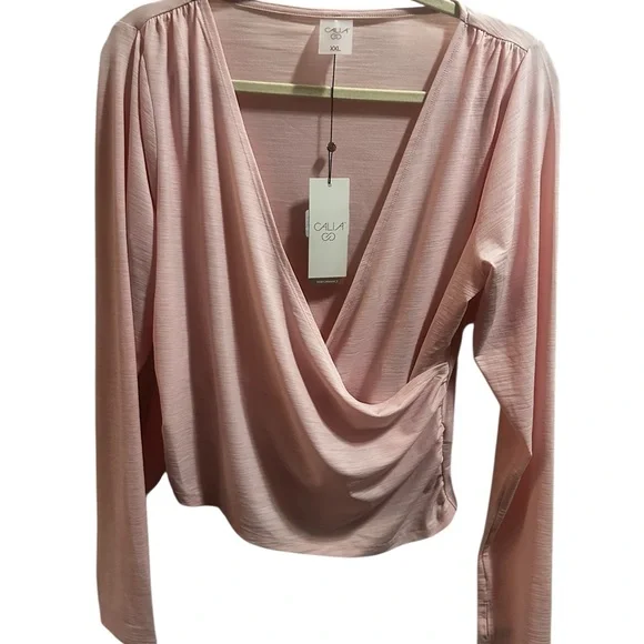 CALIA by Carrie Underwood Pink Long Sleeve Top - Picture 2 of 7